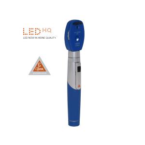 Oftalmoscópio Heine Mini 3000 LED com cabo com pilhas alcalinas - azul