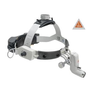 Lampada frontale Heine ML4 LED con mPack UNPLUGGED e trasformatore a rete