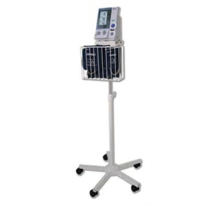 Omron HEM-907 su carrello Sfigmomanometro digitale da braccio