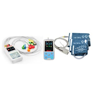 Holter pressorio 24 h con SpO2 + Holter ecg 24 h Gima con software