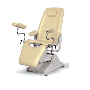Sillón Gynex Professional con portarollo - color beige