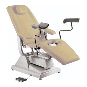 Poltrona ginecologica Gynex con portarotolo - beige Roma