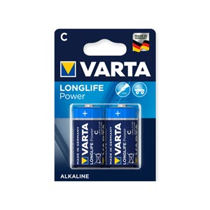 Baterías alcalinas C - Varta H.E.