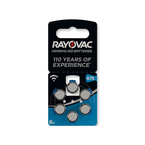 Batterie acustiche Rayovac 675