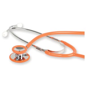 Stéthoscope Wan à tête double adulte - Lyre orange