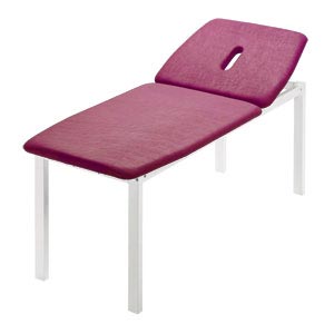 Lettino visita medica New Metal large - larghezza 80 cm - fucsia