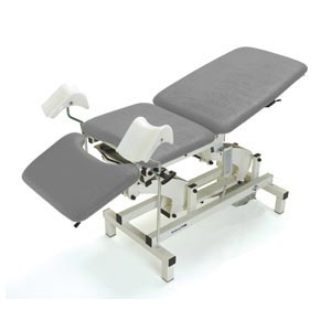 Lettino polivalente TEST PLUS UROGYN elettrico a tre sezioni - Grigio