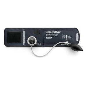 Sfigmomanometro aneroide a 1 tubo Welch Allyn Durashock Silver Series DS45 - manometro sul bracciale