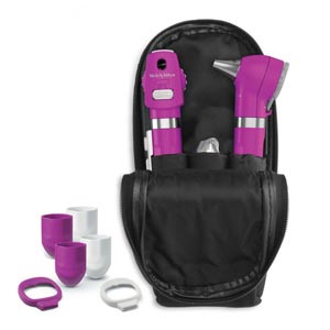 Set Oto-oftalmoscópio Welch Allyn Pocket LED - violeta