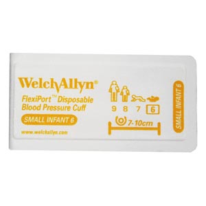 Manguitos desechables Welch Allyn FlexiPort™ - talla 6 - Recién nacido pequeño