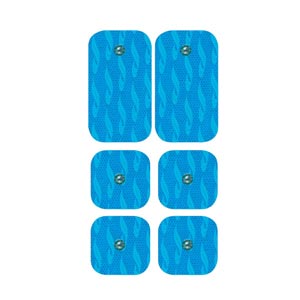 Elettrodi per elettrostimolatori linee New Age pregellati a clip - 48×48 e 50×100