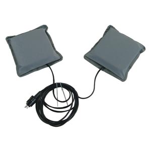 Coppia applicatori magneto in similpelle per magnetoterapia