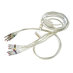 Cable Cardioline® del paciente IEC 10 terminaciones con conector 4 mm