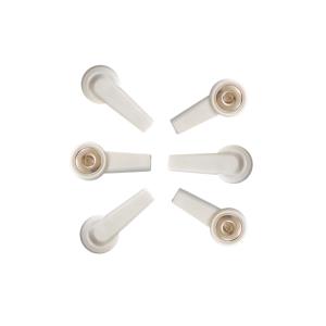 Adaptadores com tomada fêmea 4 mm para eletrodos descartáveis com botão