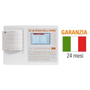 Cardioline ECG 100S elettrocardiografo a 12 derivazioni e 3/6 canali