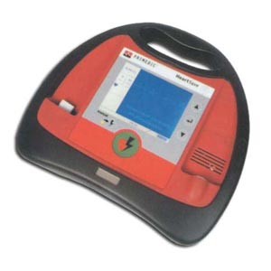 Desfibrilador automático HeartSave M - con pantalla y batería recargable.