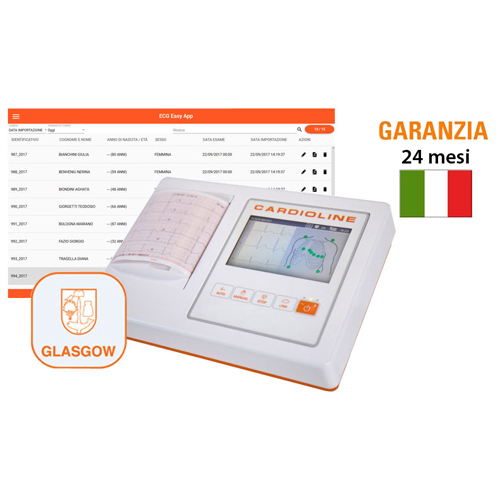 CARTA TERMICA PER ECG 100L - 100mm x 20m - Conf. 50 rotoli