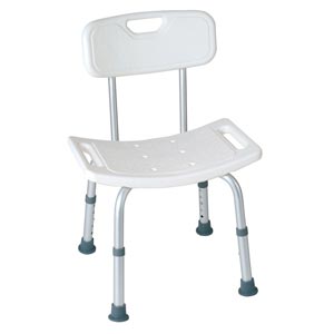 ducha con respaldo - h 35-52 cm
