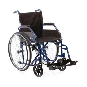 Sedia a rotelle Start ad autospinta con singola crociera - seduta 46 cm