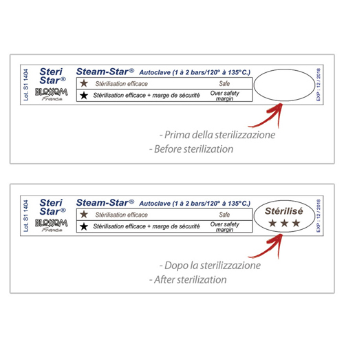 Indicateur « steam star » - autoclave