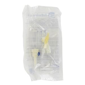 Deflussore Luer Lock per terapie infusionali in pvc, barilotto - in blister