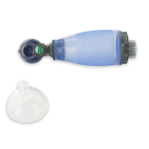 Ressuscitador autoclavável em silicone - neonatal, con máscara