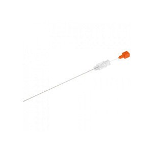 Aghi spinali BD Yale con punta Quincke 25G × 3,5” - 0,5 × 90 mm - arancione