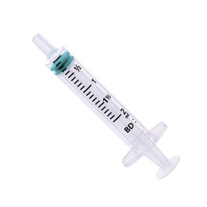 Jeringas BD Emerald™ 2 ml sin aguja, cono Luer concéntrico