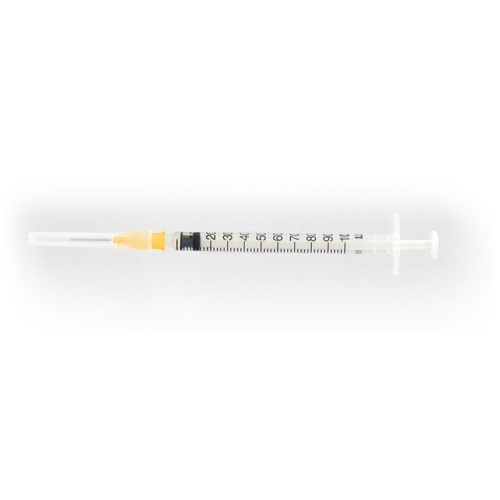 Siringhe BD Plastipak™ 1 ml insulina con ago montato 25G x 5/8“ - 0,5 x 16 mm