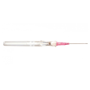 BD Insyte Autoguard Aghi cannula senza alette 20G 1,1 × 25 mm - rosa