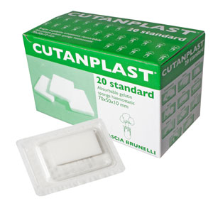 Cutanplast esponja absorvível 7x5x1cm