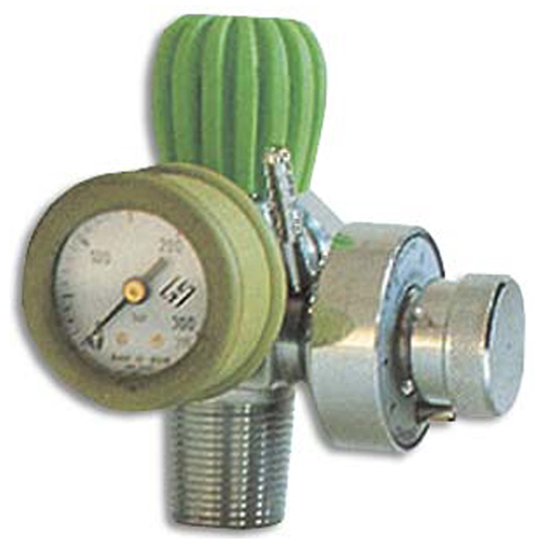 Reductor de presión con válvula UNI para botellas de 5-7 litros