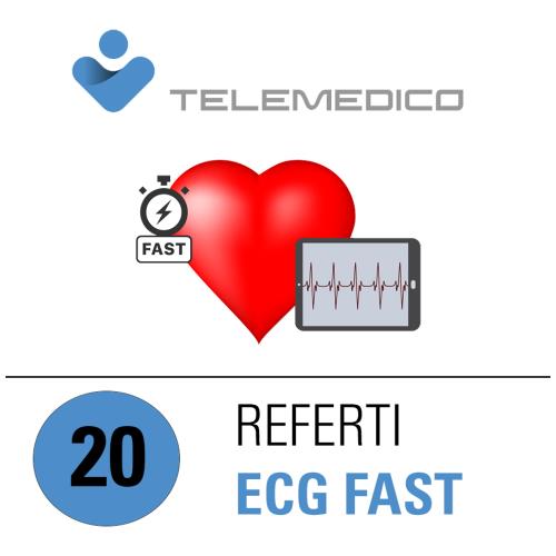 Telemedico - Pacchetto ECG 20 referti fast