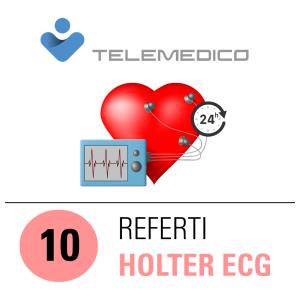 Telemedico - Pacchetto Holter ECG 10 referti