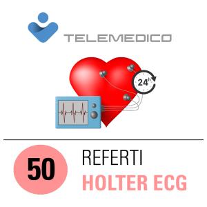 Pacchetto Holter ECG 50 referti