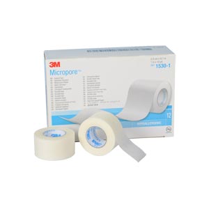 3M™ Micropore™ - 2,5 cm × 9,14 m, Cerotto di carta in rocchetto - 1530-1