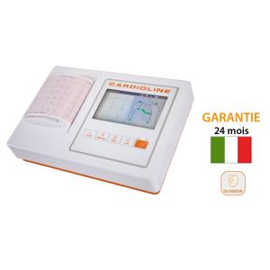 Cardioline ECG100L avec interprétation 12 dérivations et 3/6 pistes