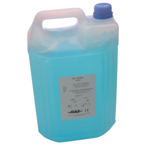 Gel de ultrasonidos azul - 1 garrafa rígida de 5 kg