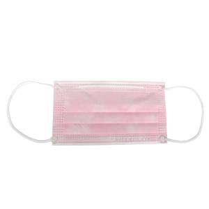 Mascherina Premium 3 veli filtro 98% con elastici per adulti Tipo II - rosa