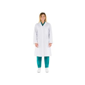Blouses médicales en coton pour femmes - Blanc - Taille 46