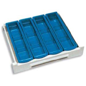 Divisorio per carrello Farmacia - 3 scomparti