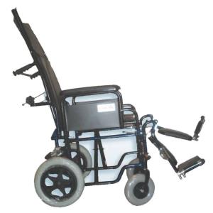Carrozzina da transito K135 con schienale reclinabile - seduta 46 cm