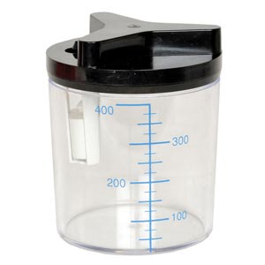 Vaso da 0,4 litri per aspiratore manuale Tobi - ricambio