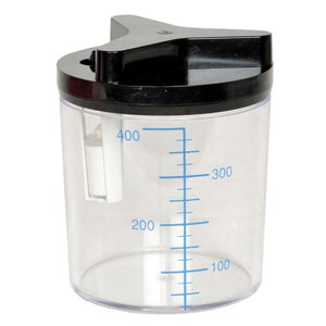 Vaso da 0,4 litri per aspiratore manuale Tobi - ricambio 