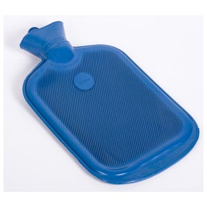 Borsa acqua calda bilamellata blu