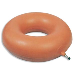Almofada Assento insuflável Orifício Hemorroidal Anti Escaras- diâmetro 35 cm