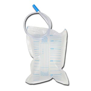 Sacca urine standard da 2000 cc, tubo da 90 cm - 250 pezzi