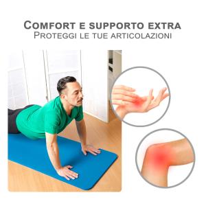 Materassino per esercizi - azzurro