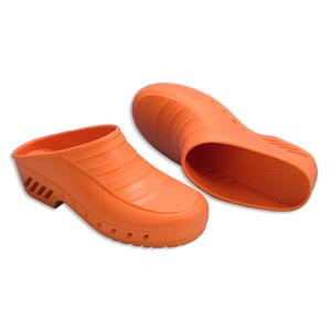 Sabots oranges - Sans pores - 36