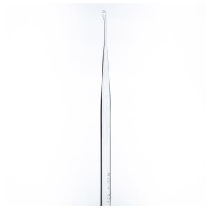 Curette ORL Versaloop transparente com iluminador LED e lente